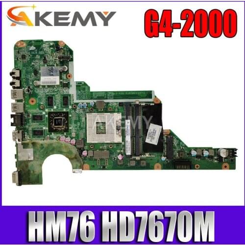 For HP G4-2000 G6-2000 G7-2000 680570-001 Laptop Motherboard 680570-501 DA0R33MB6F1 DA0R33MB6F0 HM76 HD 7670M