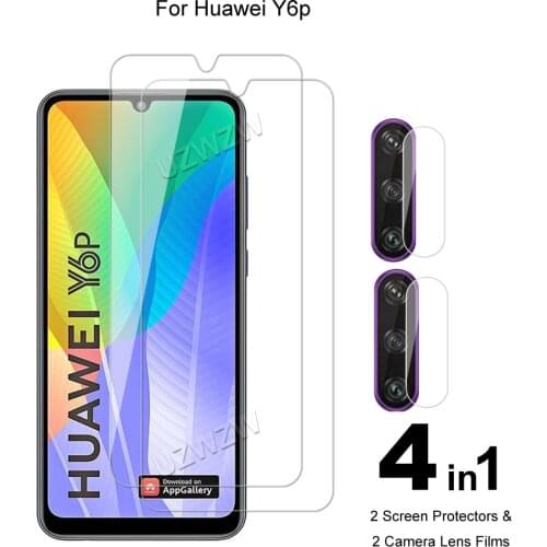 For Huawei Y6P Camera Lens Film Protective Glass Screen Protector Tempered Glass For Huawei Y6P