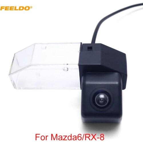 FEELDO 1Set Special Car Backup Rearview Camera For Mazda6/Mazda RX-8 Parking Reversing Camera #3157