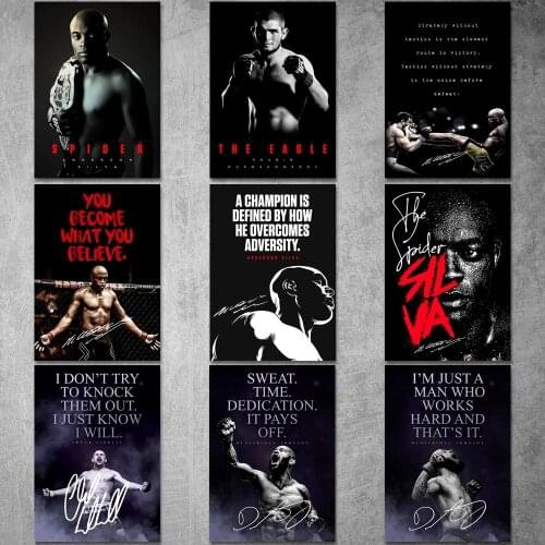 Canvas Painting Demetrious Johnson Posters and Prints Wall Art Picture for Living Room Decor No Frame