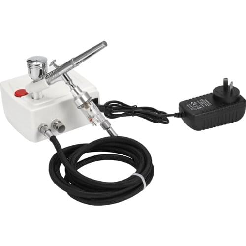 KKmoon Spray Gun Dual Action Airbrush Compressor Kit for Art Painting Tornado Craft Cake Spray Model Air Brush Nail Tool Set