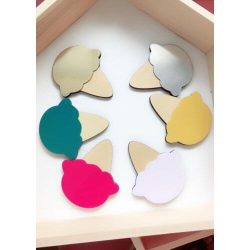 Solid Wood Wall Decoration Child Room Clothing Store Decoration Environmental Protection Ice Cream Wall Hook Birthday Gift