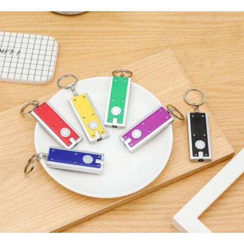 Wholesale 500pcs Mini Keychain Pocket Torch Tetris LED Flashlight Light Lamp Mini-Torch can Customize your logo SN1695
