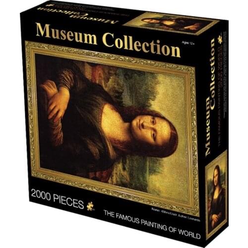TD ZW Adult Puzzles 2000 Pieces Painting of World Puzzle for Children DIY Jigsaw Puzzle Intelligence Educational Toys Mona Lisa