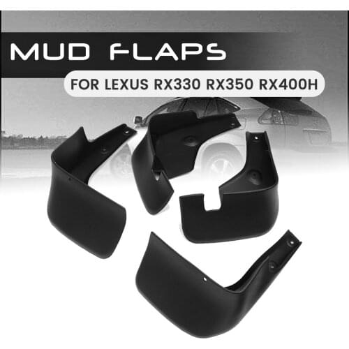 Front Rear Car Mud Flaps For Lexus RX330 RX350 RX400H 2004-2009 Mudflaps Mudguards Splash Guard for Fender Accessories
