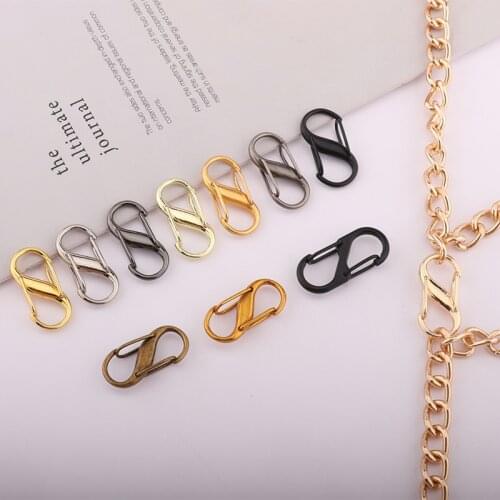 Chain Bag Adjustable Metal Buckle Bag Chain Bag Bag Detachable Buckle Ring Bag Accessories Chain Adjustment Shortening Buckle