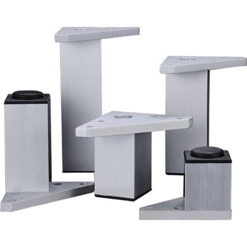 Adjustable cabinet feet aluminum furniture feet support legs increase foot pad cabinet bathroom cabinet feet coffee table table