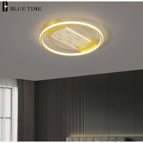 Black&Gold Led Ceiling Lamp Modern Home 110v 220v Ceiling Ligth For Lviing Room Bedroom Dining Room Indoor Decoration Luminaires