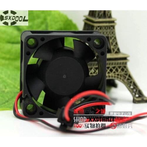 SXDOOL Original new WD402012BM 4020 12V 0.10A 4CM two wire quiet fan switch