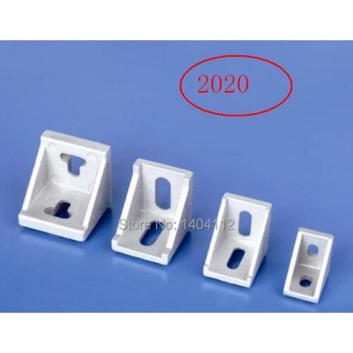 2020 Corner Fitting Angle 20x20 Decorative Brackets Aluminum Profile Accessories L Connector Fasten connector