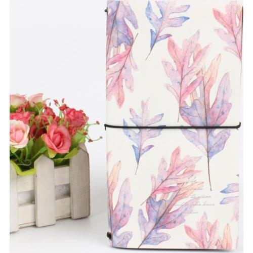 XRHYY Student Vintage Travelers Notebook PU Leather Cover Planner Diary Book Exercise Composition Binding Notepad Stationery