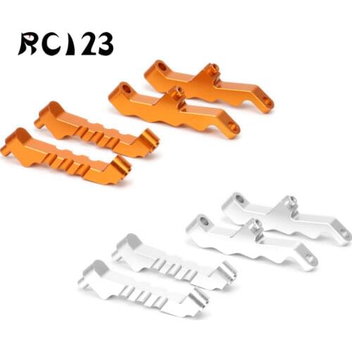 1:5 #85438 1:5 4Pcs Aluminum Front Shock Tower Supports For HPI Baja 5B 5SC 5T 5R SS 1970 T1000 KM ROVAN NEW ENRON