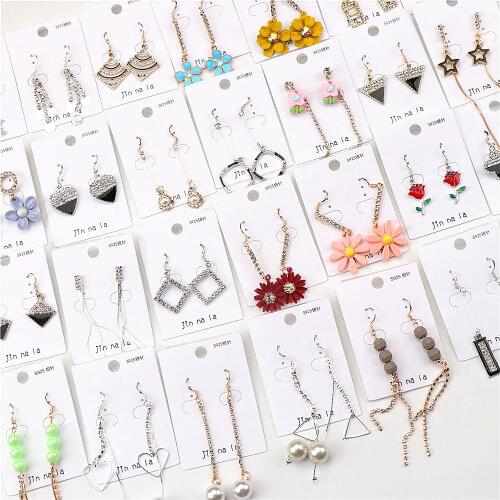 5pairs/Lot Womens Fashion Mix Style Silver Hook Drop Dangle Jewlery Earrings For Women Gifts