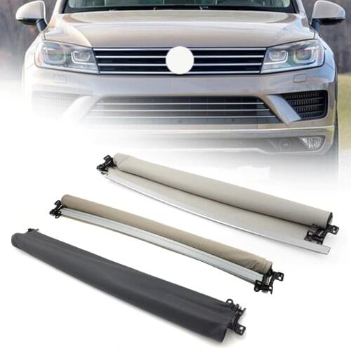 Car Sunshade Sunroof Curtain Cover Assembly For VW Touareg 2011 2012 2013 2014 2015 2016 2017 2018 Gray Black Beige