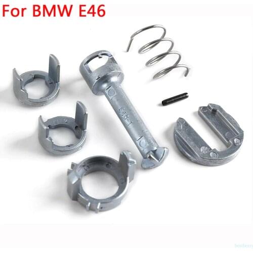 CHKJ Metal Door Lock Cylinder Barrel Repair Kit For BMW E46 3 Series M3 Front Right/Left 7pcs/Set Driver Side Parts