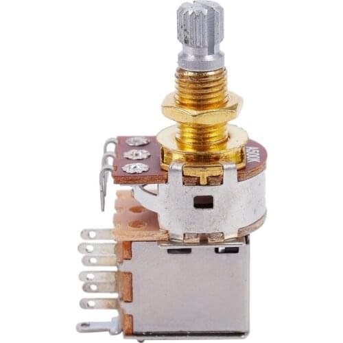 Guitar Pots 500K Short Split Shaft Audio Taper Push/Pull Potentiometer
