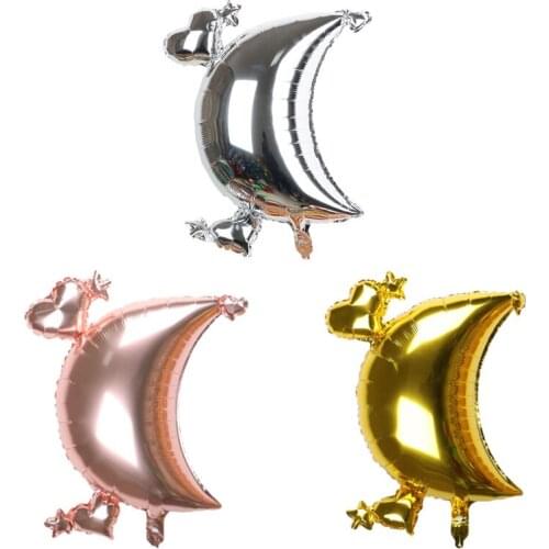 EID MUBARAK Star Moon Foil Helium Balloons Muslim Ramadan Mubarak Decor Ballon Ramadan Kareem Supplies Islamic Home Decor Globos