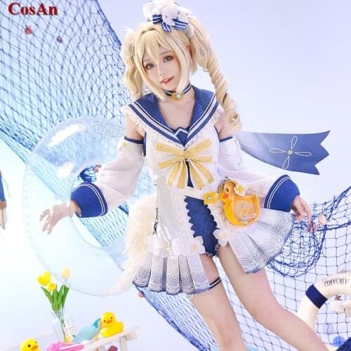 Hot Game Genshin Impact Barbara Cosplay Costume Shining Kanadeai Elegant Lovely Swimsuit Activity Party Role Play Clothing S-L