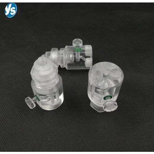 1/8" PMMA Plastic Two-fluid Misting Nozzle, Acrylic Air Atomizing Nozzle