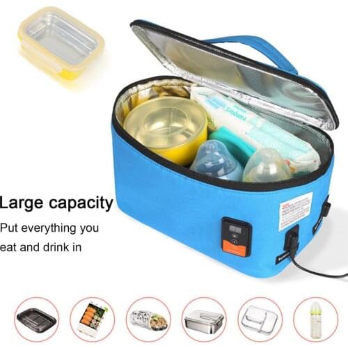 Portable Large Capacity Car Milk Bottle Warmer Baby Feeding Travel Outdoor Cup Warmer Heater Infant Bottle Warmer Insulation Bag