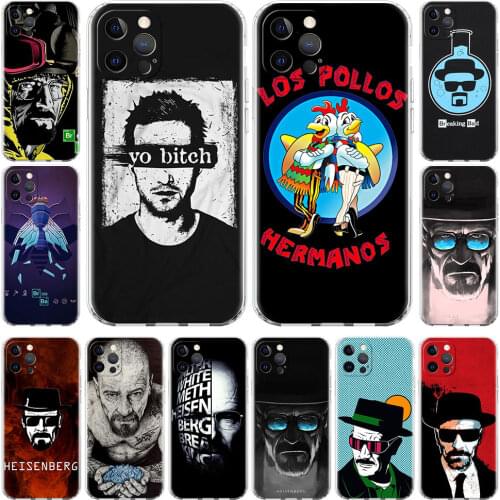 Breaking Bad Heisenberg Clear Silicone Phone Case For iPhone 12 Mini 11 Pro Max X XS XR 7 8 6 6S Plus 5 5S SE 2020 Cover Housing