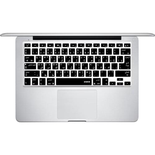 Silicone Arabic Keyboard Cover Skin for Apple Macbook Pro MAC 13 15 17 Air 13 US and EU versions
