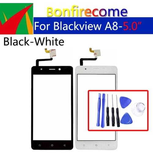 For Blackview A8 Touch Panel Touch Screen Digitizer Sensor Replacement For A8 Touch Glass Lens 5.0 inch