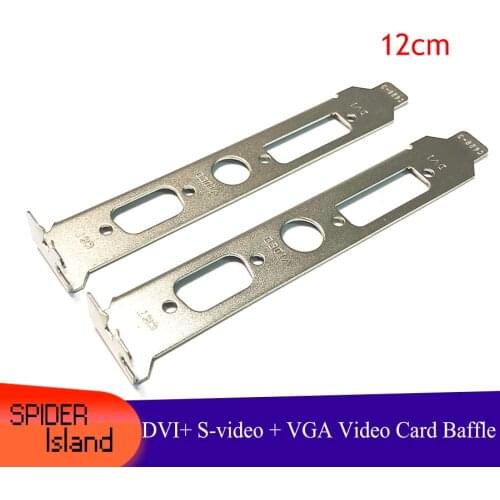 Wholesale Baffle Bracket For Video card VGA + S-Video + DVI 12cm Graphic Card Baffles