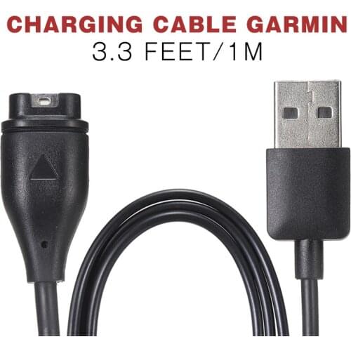 1m USB Charging Cable Charger Lead Cord Compatible for Garmin Fenix 5/Vivoactive 3 Dock Charger USB Charging Cable Cord