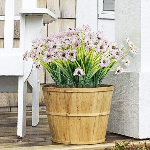 1Pc Artificial Flower Romantic Wear-resistant Plastic Realistic 5 Branches Fake Orchid for Office Fake Flower Decoration