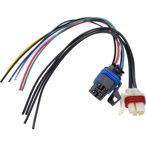 2x 7 PIN 4 PIN Wear-Resistant Neutral Wiring Car Switch Connector for Chevrolet Astro 4L60E 4L80E Allison 1000 Transmissions