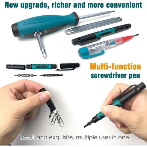 7/10Pcs set Slit Sets Magnetic Screwdriver Repair Multi Function Multi Hand Tool Set