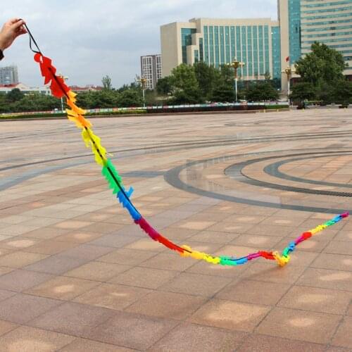 High Quality Kite Accessories 6m Multicolour Nylon Tail For Delta kite/Stunt /software kites Kids