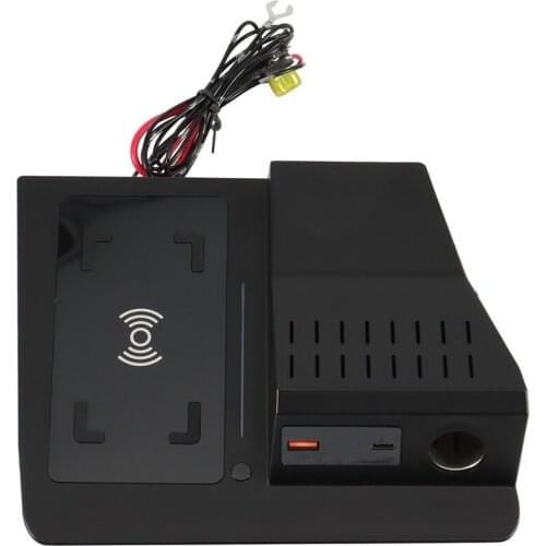 15W Car QI Wireless Charger Fast Charging Plate Mobile Phone Charger for Passat B8 2019 2020 2021