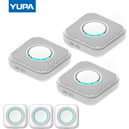 YUPA 433MHz Wireless Door Bell 100m US EU Plug Home Intelligent Cordless Doorbell Optional Button Receiver