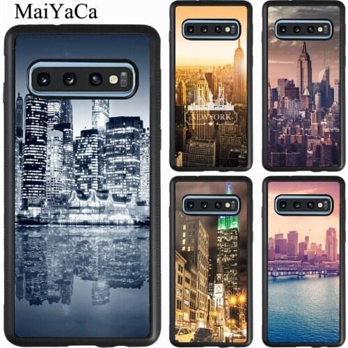 New York Beautiful Scenery Case For Samsung Galaxy S20 Plus S10 S9 Note 20 Ultra A51 A71 A31 A21S A20e A40 A50 A70 M31