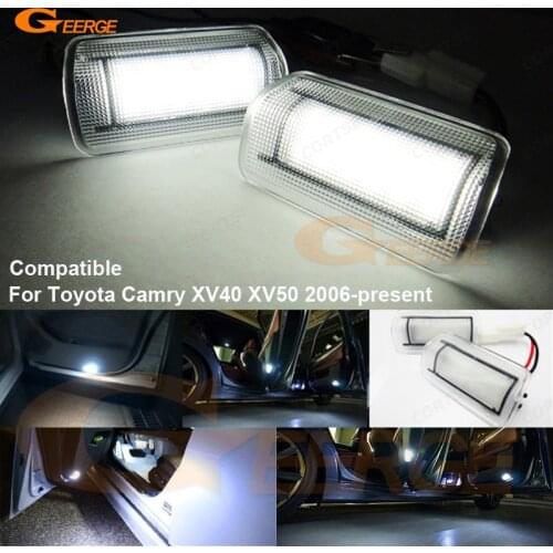 For Toyota Camry XV40 XV50 2006-present Excellent Ultra bright Smd LED Courtesy Door Light Bulb No OBC error car Accessories