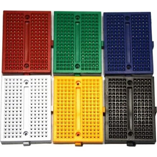SYB-170 Mini Solderless Prototype Experiment Test Breadboard 170 Tie-points 35*47*8.5mm for Arduino DIY Kit