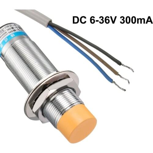 8mm Inductive Proximity Sensor Switch Detector NO DC 6-36V 300mA 3-Wire LJ18A3-8-Z/BX for 3D Printer Probe Bed Leveling