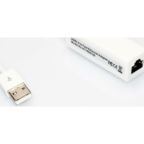 9700 Chipset USB 2.0 To LAN USB Network Card Laptop Computer External Network Card With Drive Disc 9700 Chipset USB 2.0 To LAN U