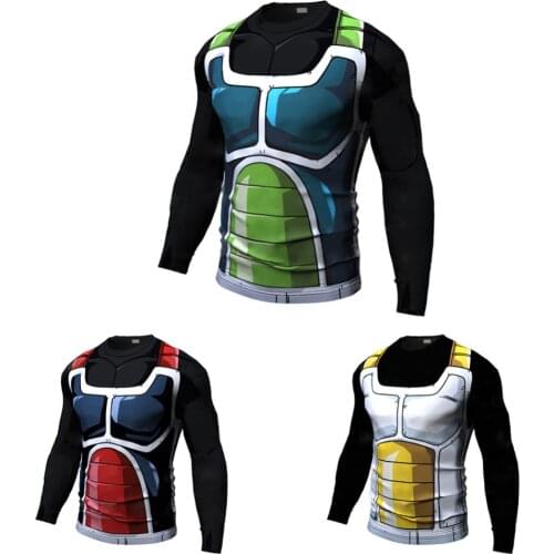 Newest 3D Printing Cartoon Top Women Men Casual Tees Tight Running Fitness Sport Just Saiyan T Shirts