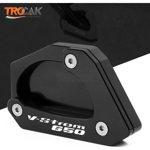 NEW For Suzuki V-Strom 650 DL650 2012-2019 2015 2016 2017 2018 Motorcycle CNC Kickstand Side Stand Vergroter Plaat Extension Pad