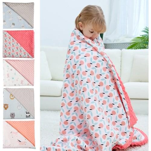 110 x 80cm Lovely Breathable Baby Blanket Bath Towel Swaddle Wrap Newborn Baby Shower Towels Bed Photo Prop Accessories