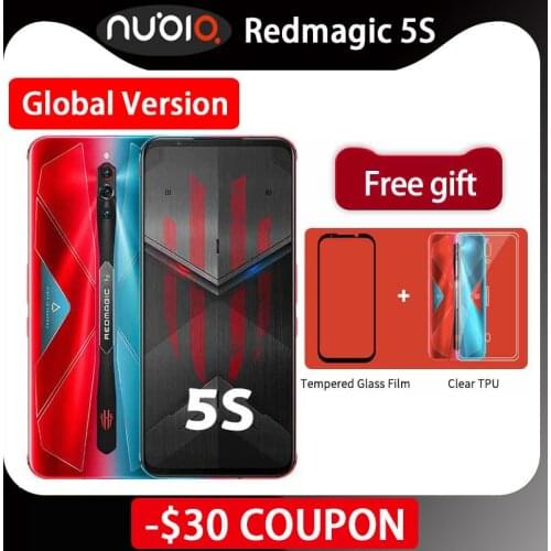 Original Global Version Nubia Red magic 5S Gaming Smartphone Redmagic 5S 5G Game Mobile Phone Snapdragon 865 6.65"