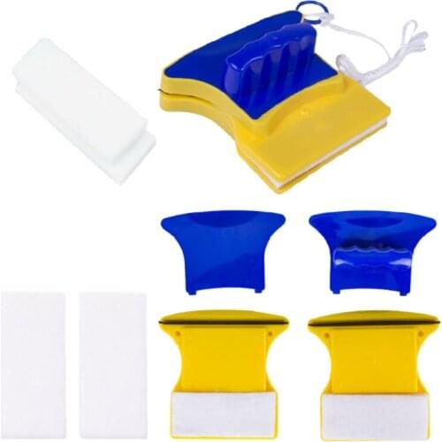 Square Replacement Sponge For Magnetic Window Glass Cleaning Brush Accessories E7CC