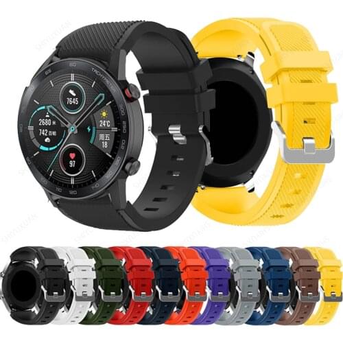 22mm Wrist Straps For Huawei Watch GT 2E/GT/GT 2 GT2 46MM Active Smart Watch Band Silicone Sport Bracelet For Honor magic Correa
