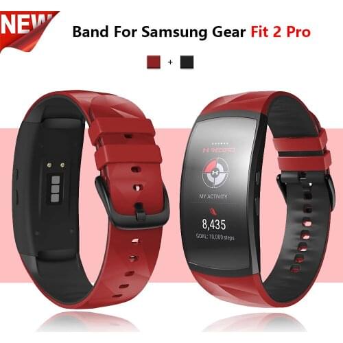 Silicone Bands Strap For Samsung Fit2 SM-R360 Bracelet Wristband Loop For Samsung Gear Fit 2 Pro Smart Watch Replacement Correa