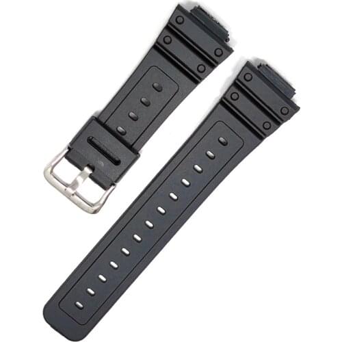 Sport Silicone Strap for Casio G-SHOCK DW5600 gshock DW-5600 Smart Watch Waterproof Watchband Stainless Steel Buckle