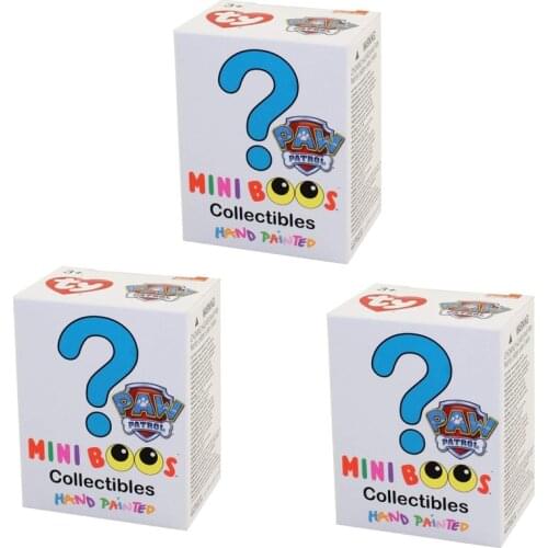 Ty Mini Boos Random 3pcs/Set Toys Unicorn Penguin Owl Leopard Cat Dog Collectible Toys