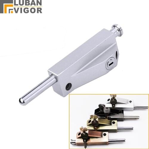 Surface mounted bolt lock with key,For Heavy /Rotating door bolt,strong and sturdy,Ground latch,Door hardware/bolt/latch